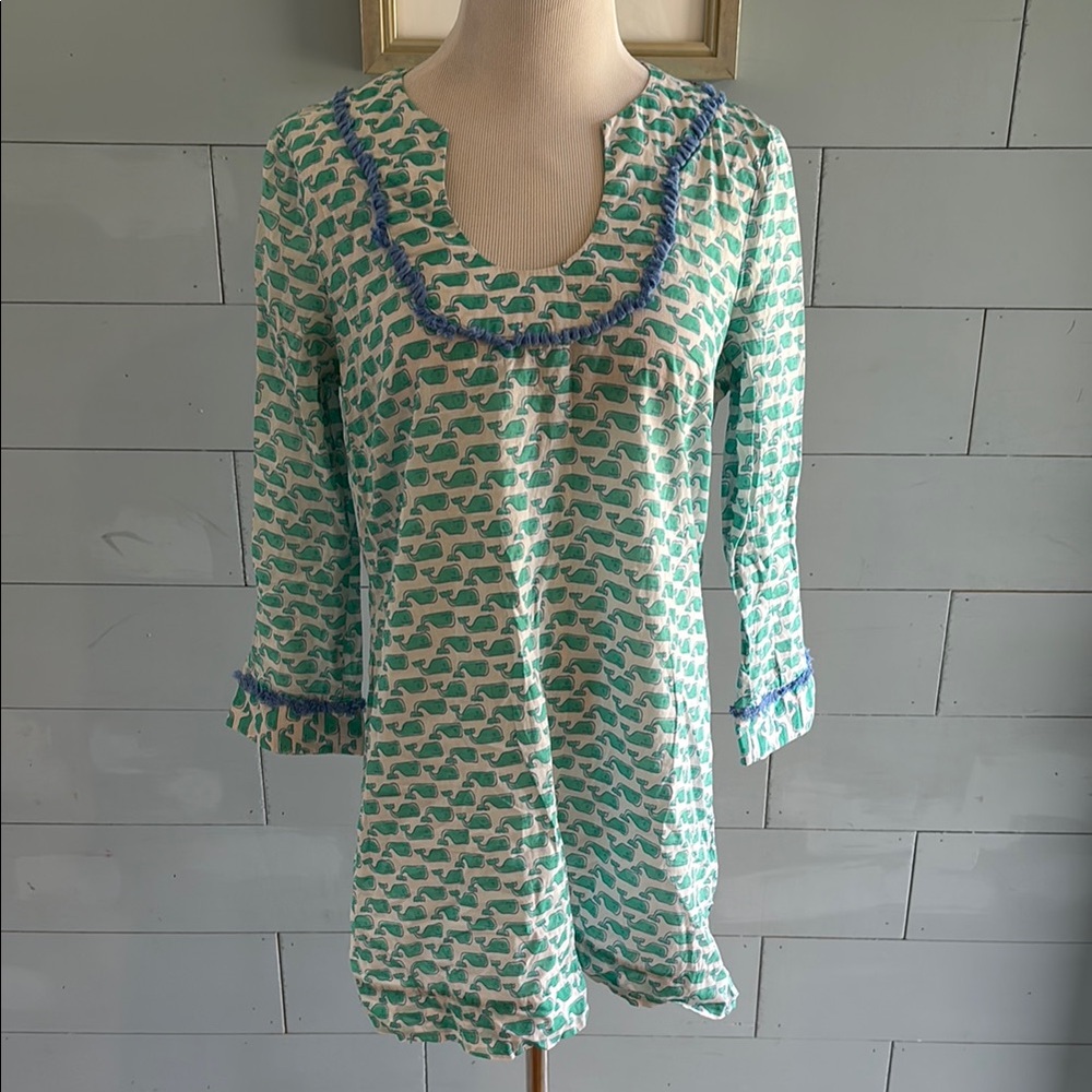 Vineyard Vines Whale Pattern Tunic